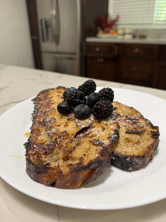 Sourdough French Toast with Condensed Milk